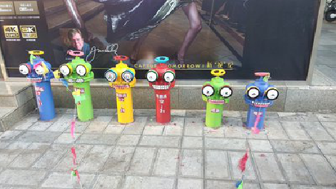 韶山商业区彩绘