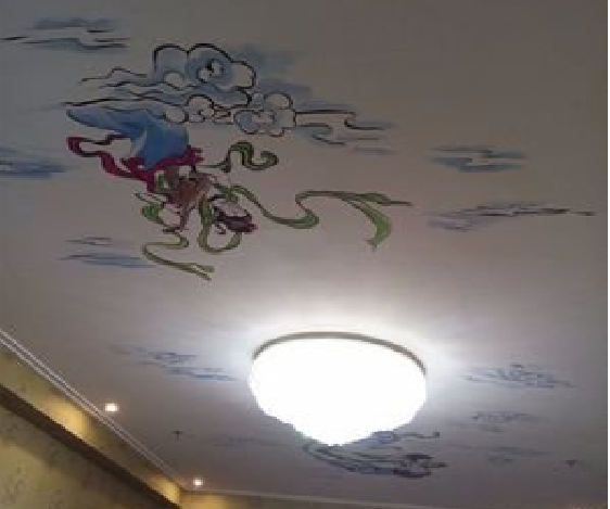 韶山如何快速绘制天花板上的手绘墙？